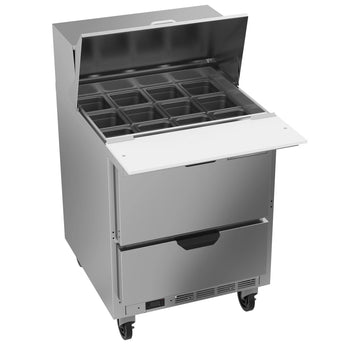 Beverage-Air SPED27HC-12M-B-CL Sandwich Prep Table, 27" Wide, 115V - Default Title