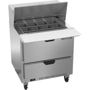 Beverage-Air SPED32HC Sandwich Prep Table, 8 cu. ft., 115V - 48 7/8"