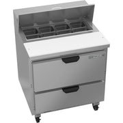 Beverage-Air SPED32HC Sandwich Prep Table, 8 cu. ft., 115V - 45 1/8"