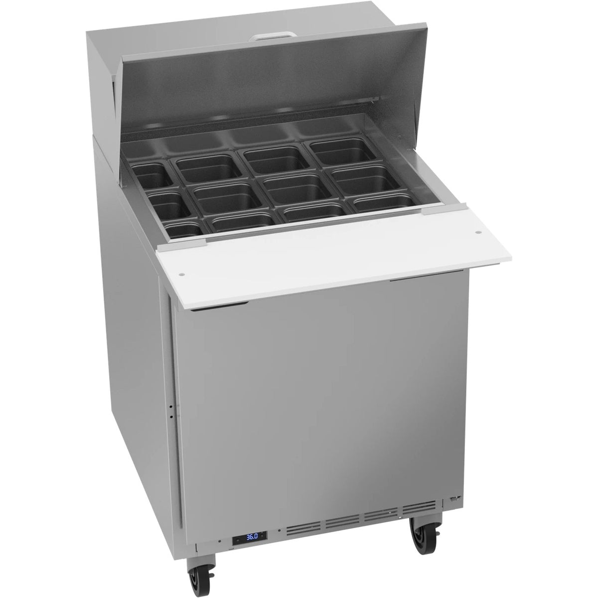 Beverage-Air SPE27HC Sandwich Prep Table, 6.76 cu. ft., 115V - SPE27HC-12M
