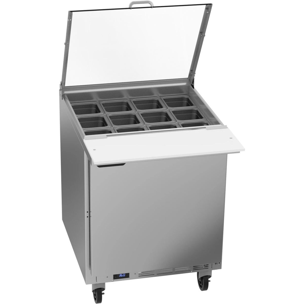 Beverage-Air SPE27HC Sandwich Prep Table, 6.76 cu. ft., 115V - SPE27HC-12M-CL