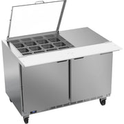 Beverage-Air SPE48HC Sandwich Prep Table, 48" Wide, 115V - 38 3/8" x 56 13/16"