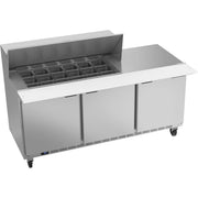 Beverage-Air Sandwich Prep Table, 45 1/2" High, 115V - 21.5 cu. ft.