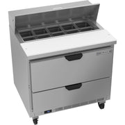 Beverage-Air SPED36HC Sandwich Prep Table, 36" Wide, 115V - 29 1/4" x 45"