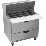 Beverage-Air SPED36HC Sandwich Prep Table, 36" Wide, 115V - 38 5/16" x 45 9/16"