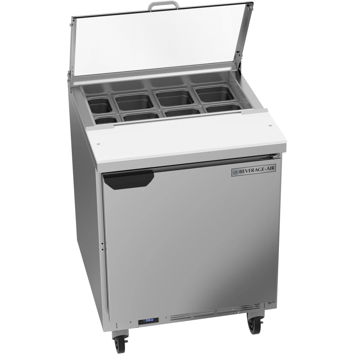 Beverage-Air SPE27HC Sandwich Prep Table, 6.76 cu. ft., 115V - SPE27HC-CL