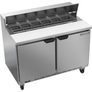 Beverage-Air SPE48HC Sandwich Prep Table, 48" Wide, 115V - 31" x 41 11/16"