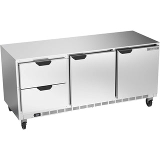 Beverage-Air UCRD72AHC-2 Undercounter Refrigerator, 72" Wide, 115V - 34 1/2"