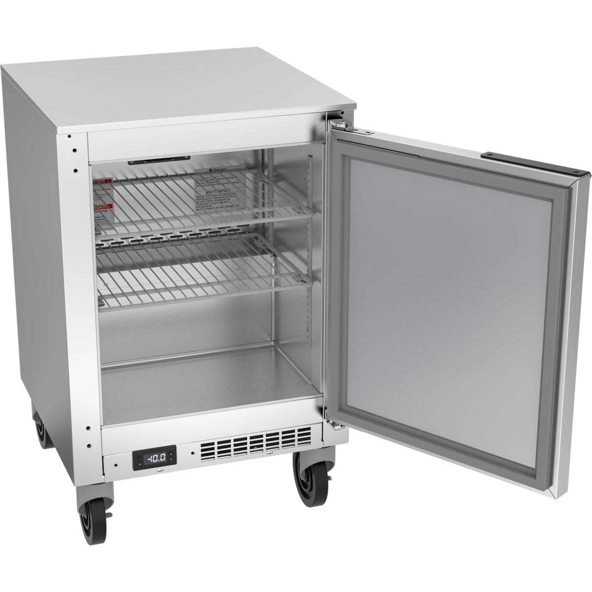 Beverage-Air UCR20HC-23+00C32-015A-01+UCF20HC Undercounter Refrigerator, 4.53 cu. ft., 115V - Default Title