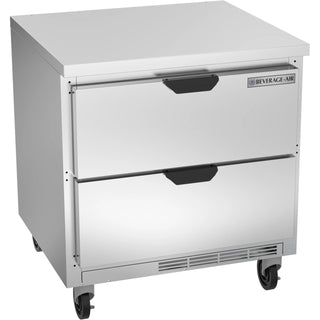 Beverage-Air WTRD32AHC-2-FLT Stainless Steel Refrigerator, 7.2 cu. ft., 115V - Default Title