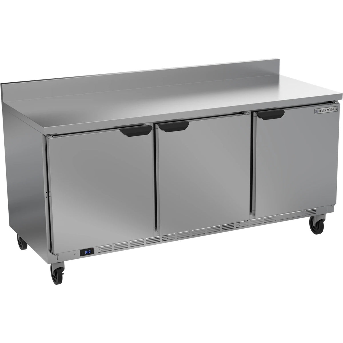 Beverage-Air WTR72AHC Worktop Refrigerator, 72" Wide, 115V - WTR72AHC-FIP