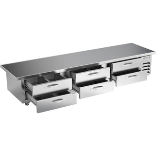 Beverage-Air WTRCS112HC-120 Chef Base, 120" Wide, 115V - Default Title