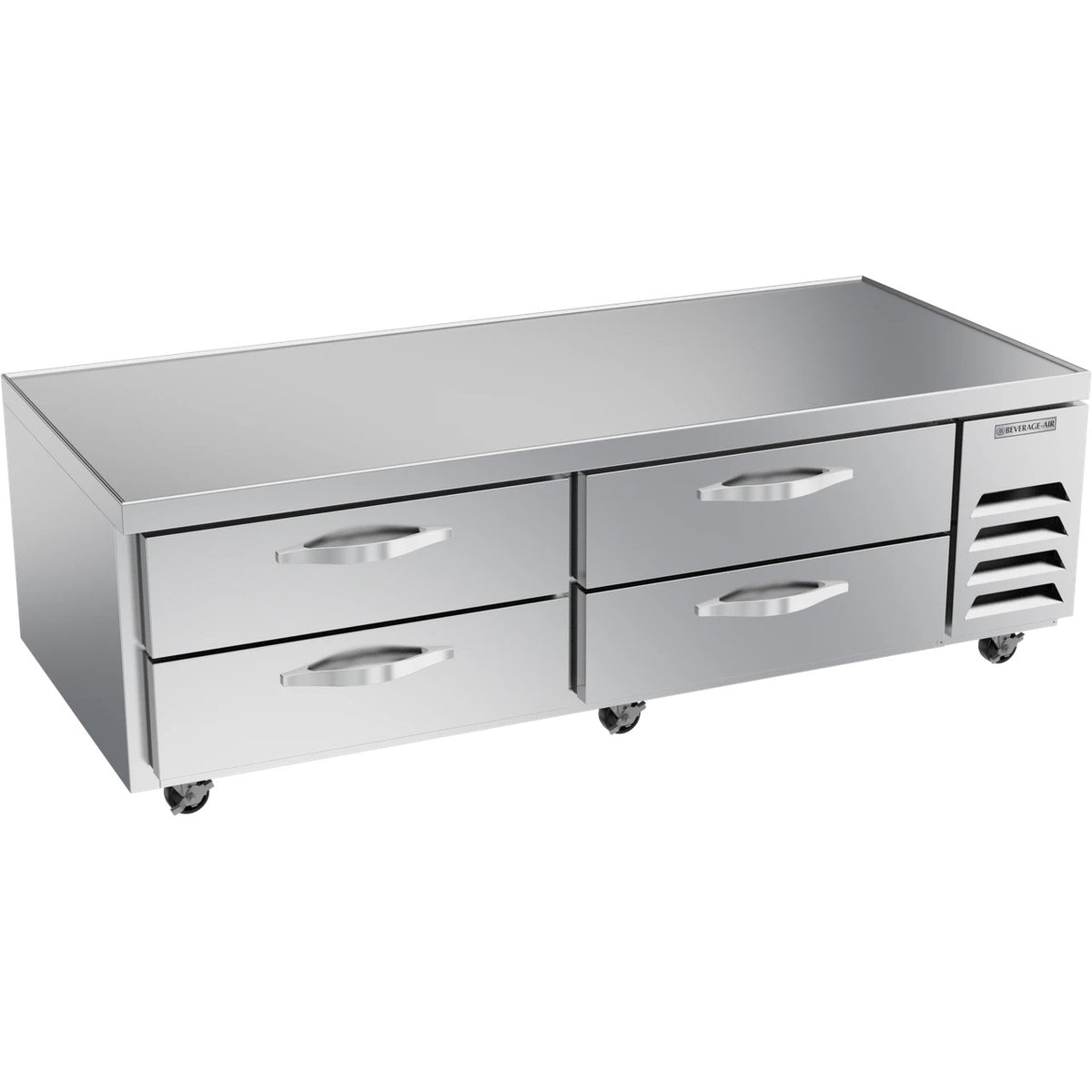 Beverage-Air Chef Base, 24 3/8" High, 115V - 1/6 Size Food Pans 1/6 Size Food Pans 14.51 cu. ft. Half Size Food Pans Half Size Food Pans lb. lb.