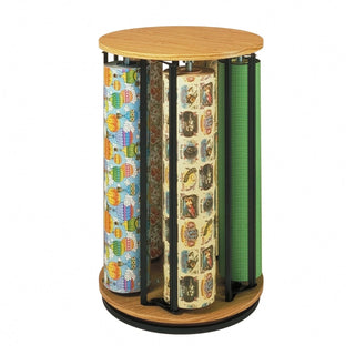Bulman R1499 Wood Rack, 5 Rolls - Assembled