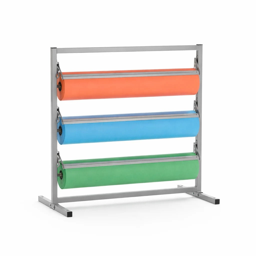 Bulman T368R Steel Paper Rack, 3 Rolls - 40 1/2"