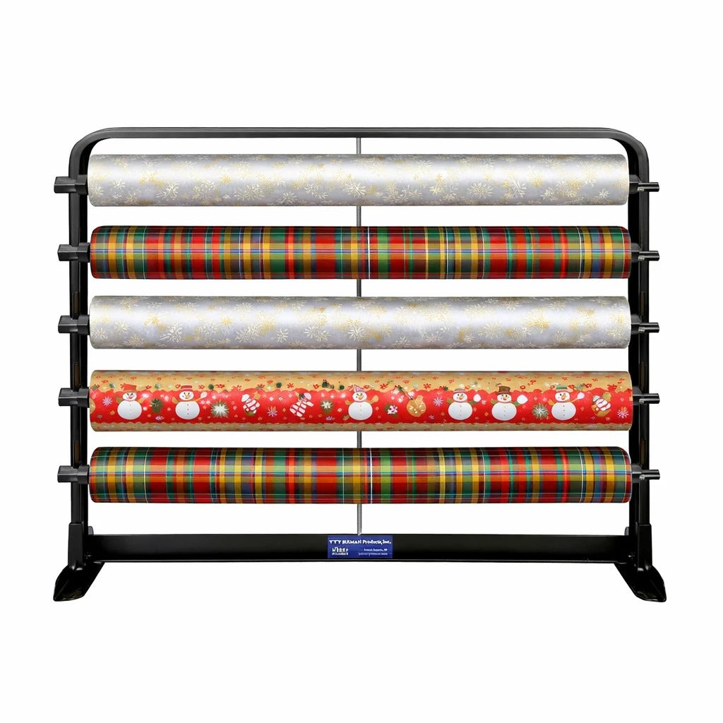 Bulman T624 Steel Paper Rack, 6 Rolls - 33 3/4"