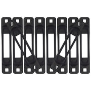Snap-Loc Cargo Control Systems Steel Strap Anchor, 1/2" x 1", Black - 10/Pack