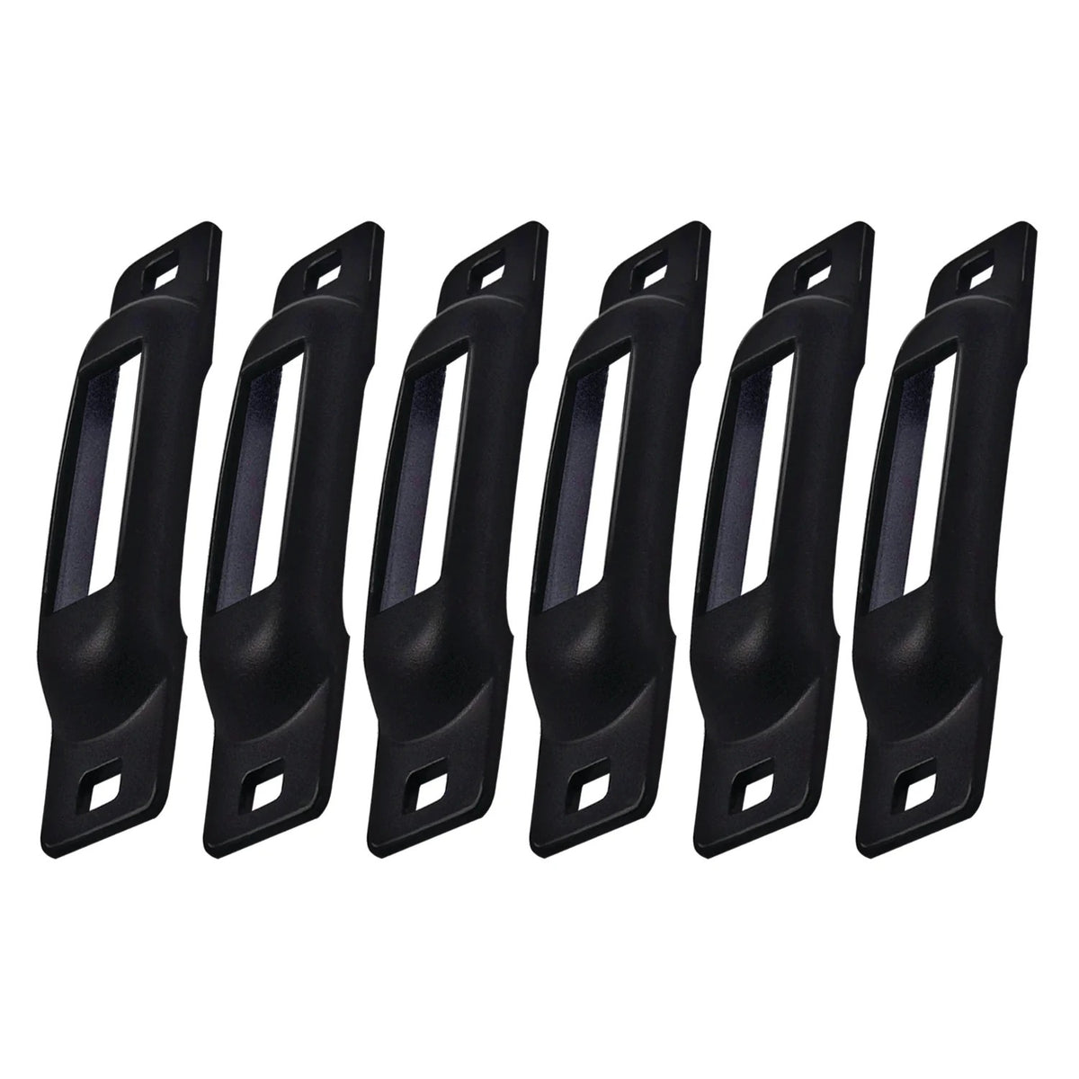 Snap-Loc Cargo Control Systems Steel Strap Anchor, 1/2" x 1", Black - 6/Pack