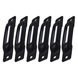 Snap-Loc Cargo Control Systems Steel Strap Anchor, 1/2" x 1", Black - 6/Pack