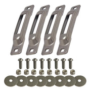 Snap-Loc Cargo Control Systems Steel Strap Anchor, 1/2" x 1", Gray, 4/Pack - Allen Screws