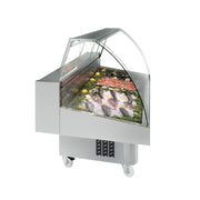 Infrico IDC-VML12 Malaga Stainless Steel Display Case, 8.8 cu. ft., 115V - photo 2