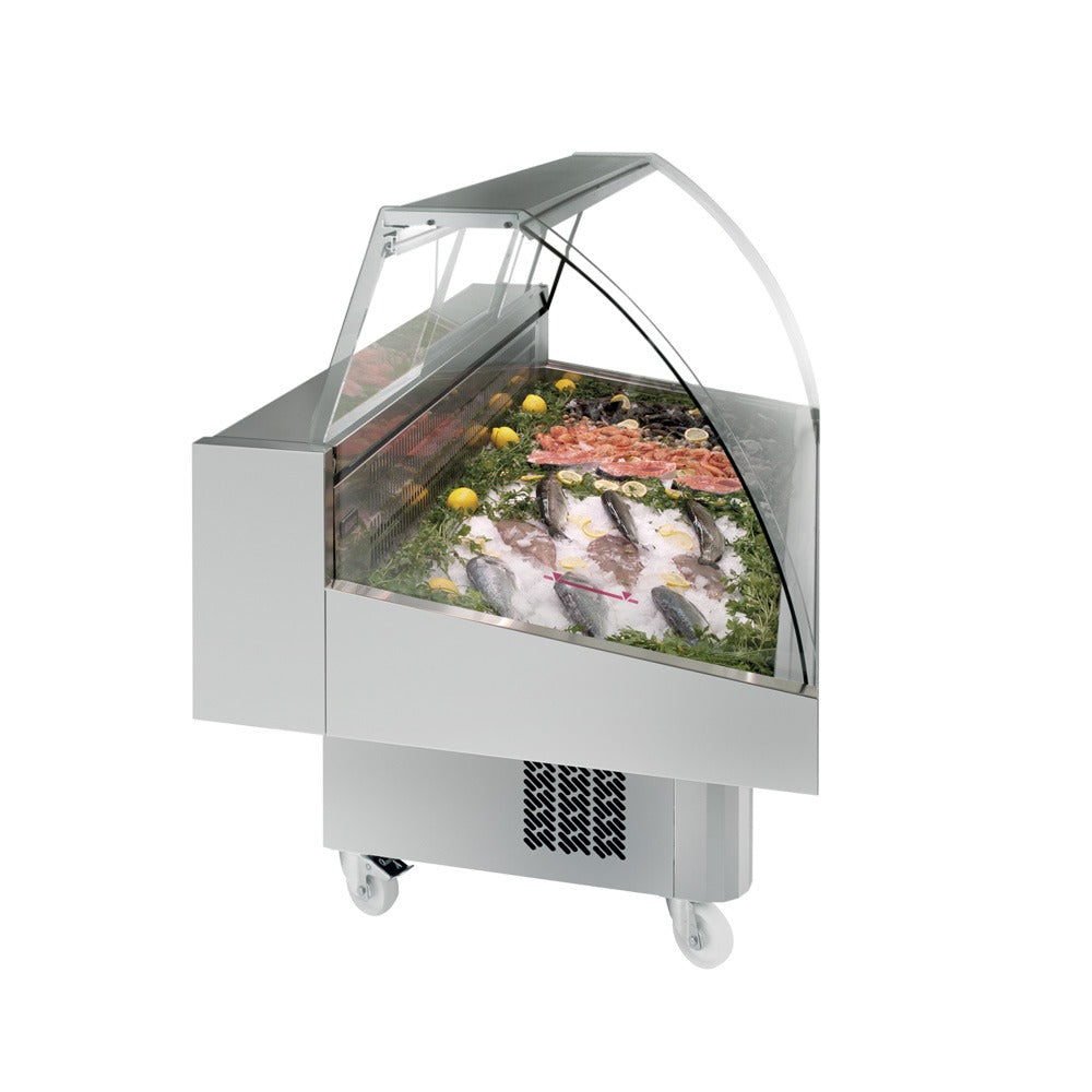 Infrico IDC-VML12 Malaga Stainless Steel Display Case, 8.8 cu. ft., 115V - photo 2