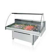 Infrico IDC-VML12 Malaga Stainless Steel Display Case, 8.8 cu. ft., 115V - Default Title