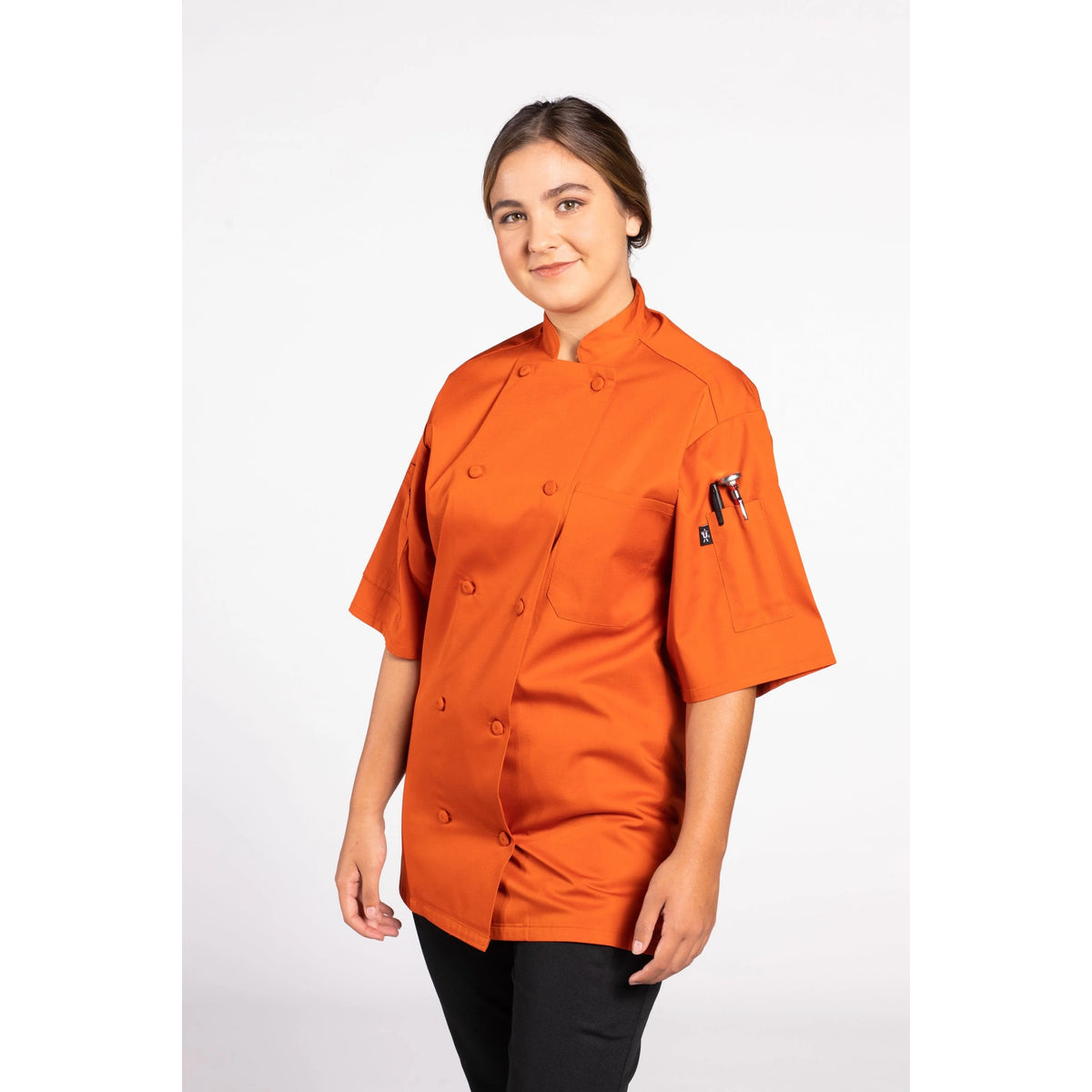 Uncommon Chef U0707-U87 Resilience Chef Coat, Green - photo 2