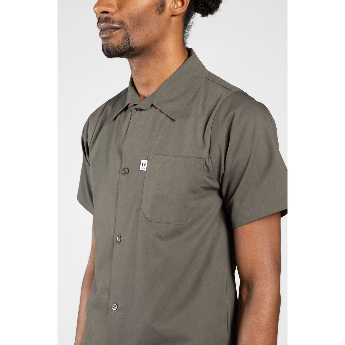Uncommon Chef U0920-U65-2XL 2XL Cook Shirt, 2XL, Green - photo 3