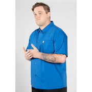 Uncommon Chef U0920-U16-2XL 2XL Cook Shirt, 2XL, Blue - photo 7