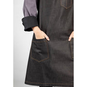 Uncommon Chef U3113W1-UD2-EACH Bib Apron, One Size Fits Most, Gray - photo 3
