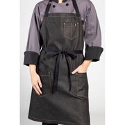 Uncommon Chef U3113W1-UD2-EACH Bib Apron, One Size Fits Most, Gray - photo 4
