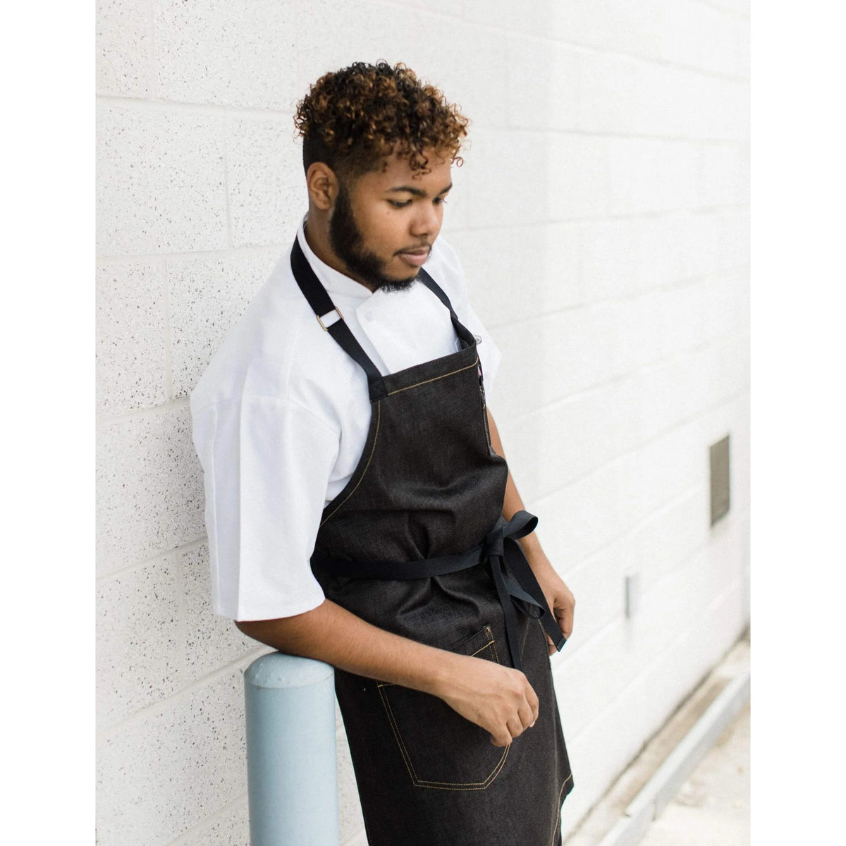 Uncommon Chef U3113W1-UD2-EACH Bib Apron, One Size Fits Most, Gray - photo 5