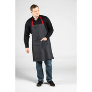 Uncommon Chef U3121W3-UD5-EACH Bib Apron, One Size Fits Most, Blue - photo 2
