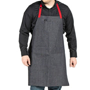 Uncommon Chef U3121W3-UD5-EACH Bib Apron, One Size Fits Most, Blue - Default Title