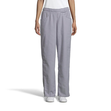 Uncommon Chef U4101-U01 Poly-Cotton Twill Women's Chef Pants, Black - 2XL