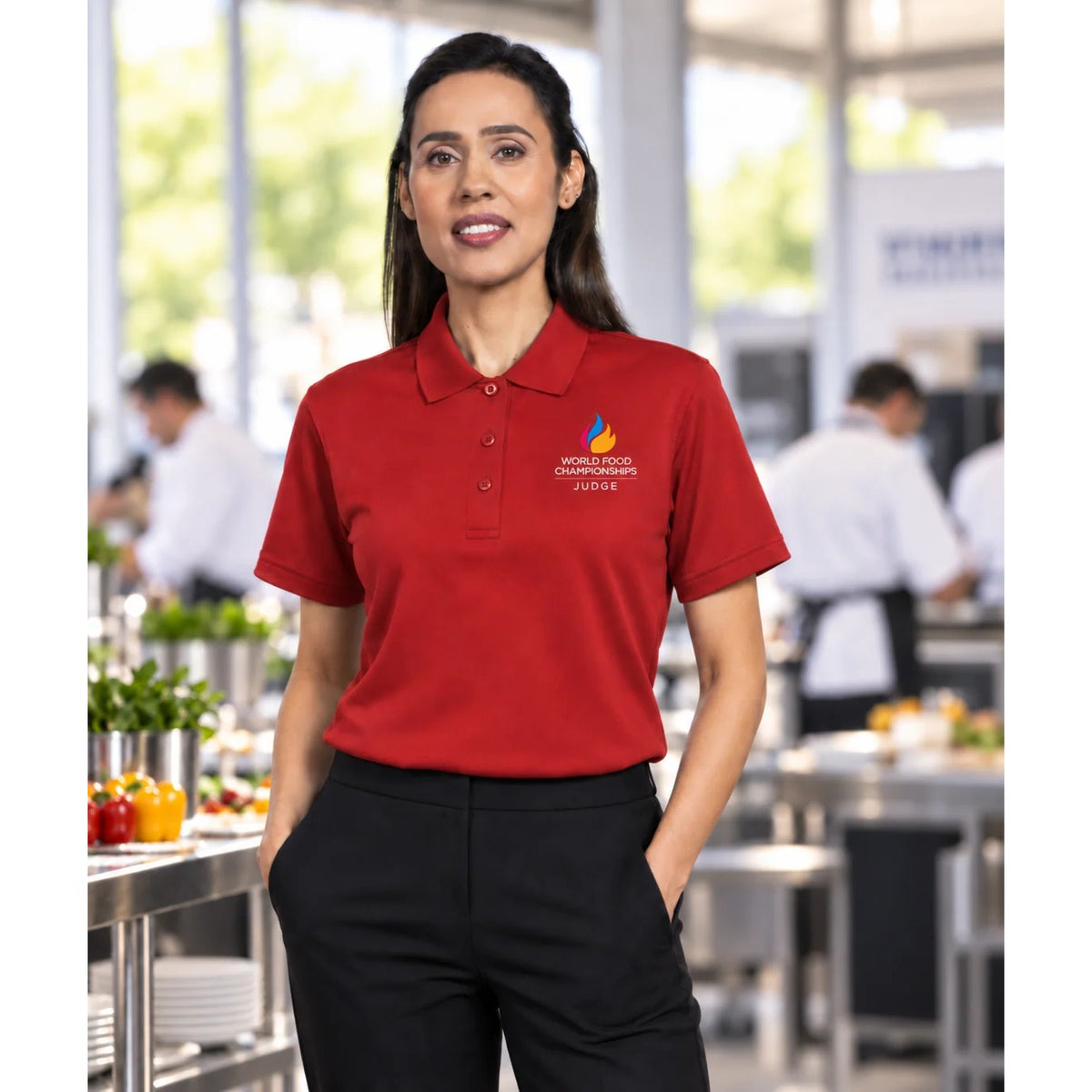 Uncommon Chef 51TJ01-R Polyester Polo Shirt, XL - photo 2