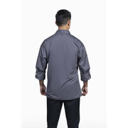 Uncommon Chef U0708-U64 Como Spandex Blend Chef Coat, Gray - photo 3