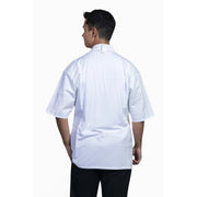 Uncommon Chef U0717-U25 Venice Spandex Blend Chef Coat, White - photo 3