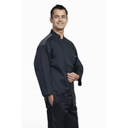 Uncommon Chef U0719HC-U01 Split Spandex Blend Chef Coat, Black - photo 2