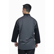 Uncommon Chef U0719HC-U01 Split Spandex Blend Chef Coat, Black - photo 3