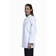 Uncommon Chef U0721-U25 Bologna Spandex Blend Chef Coat, White - photo 3