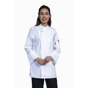 Uncommon Chef U0721-U25 Bologna Spandex Blend Chef Coat, White - XL