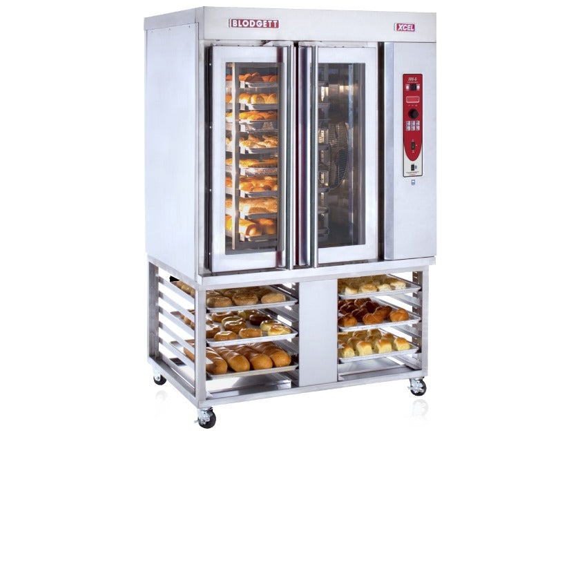 Blodgett XR8E W/ STAND Stainless Steel Bakery Convection Oven, 48 1/4" Wide - 240V 1