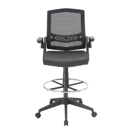 Boss B16223-BK Drafting Stool, 23 1/2" Wide, Black - photo 2