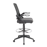 Boss B16223-BK Drafting Stool, 23 1/2" Wide, Black - photo 3