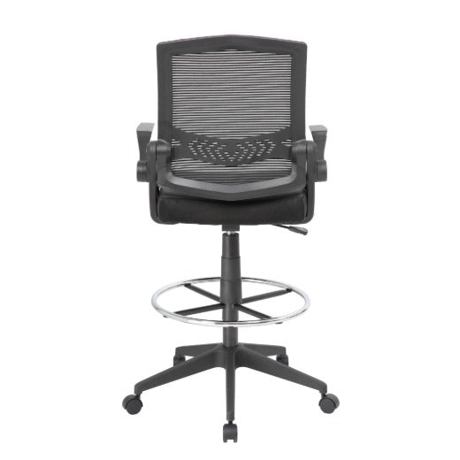 Boss B16223-BK Drafting Stool, 23 1/2" Wide, Black - photo 4