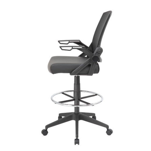Boss B16223-BK Drafting Stool, 23 1/2" Wide, Black - photo 5