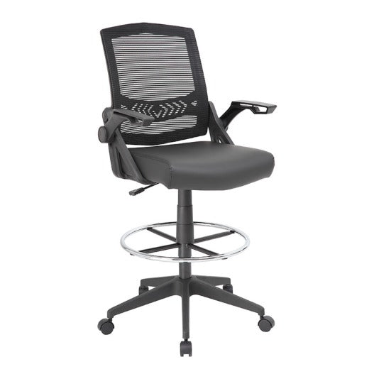 Boss B16223-BK Drafting Stool, 23 1/2" Wide, Black - Default Title