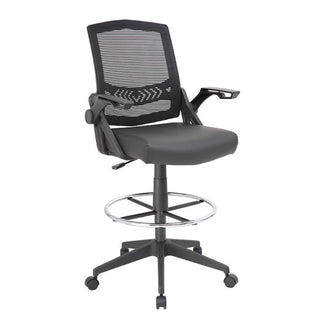 Boss B16223-BK Drafting Stool, 23 1/2" Wide, Black - Default Title